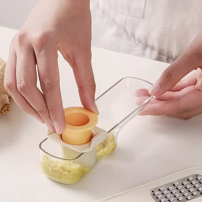 3-in-1 Ginger & Garlic Grater with Safety Hand Guard