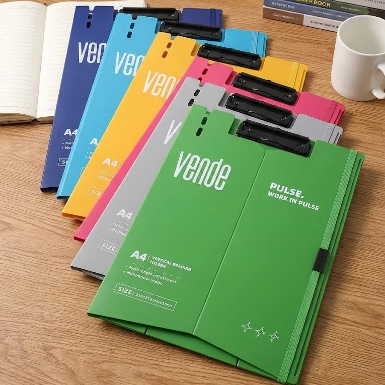 Adjustable A4 Clipboard 360 Degree Vertical and Horizontal Usage.
