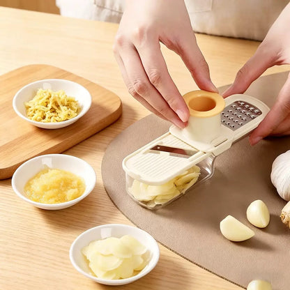 3-in-1 Ginger & Garlic Grater with Safety Hand Guard