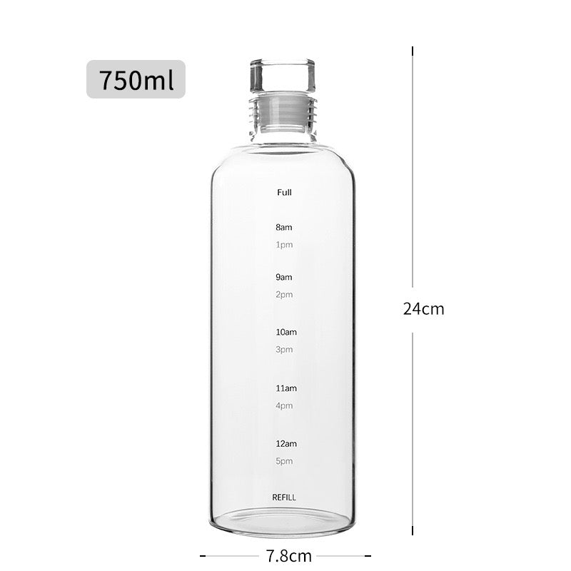 Borosilicate Glass Water bottles