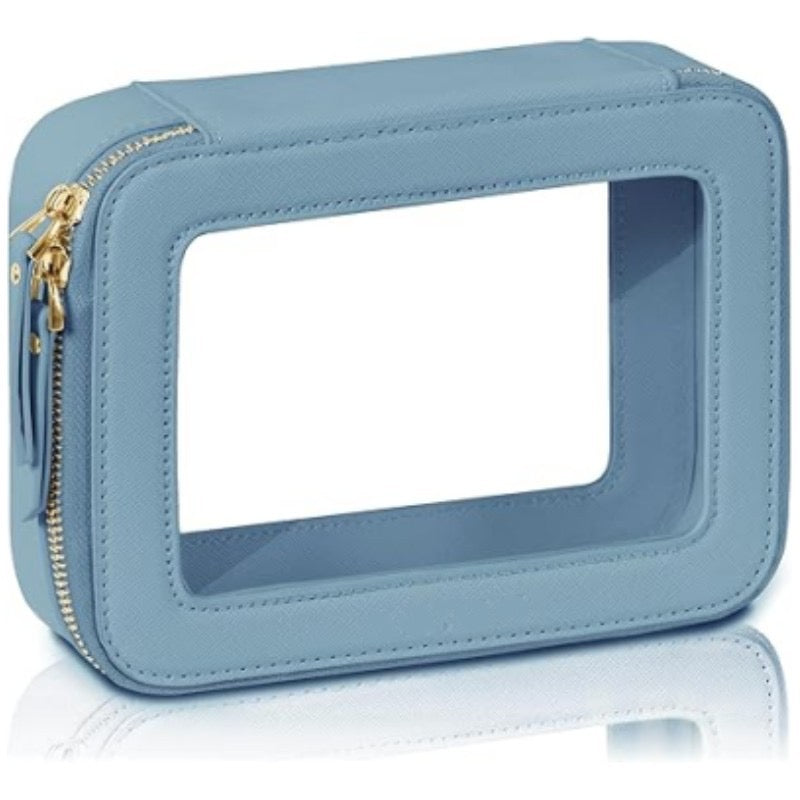 Clear Makeup Bag Cosmetic Organizer Case Waterproof Travel Toiletry Bag Skincare Pouch