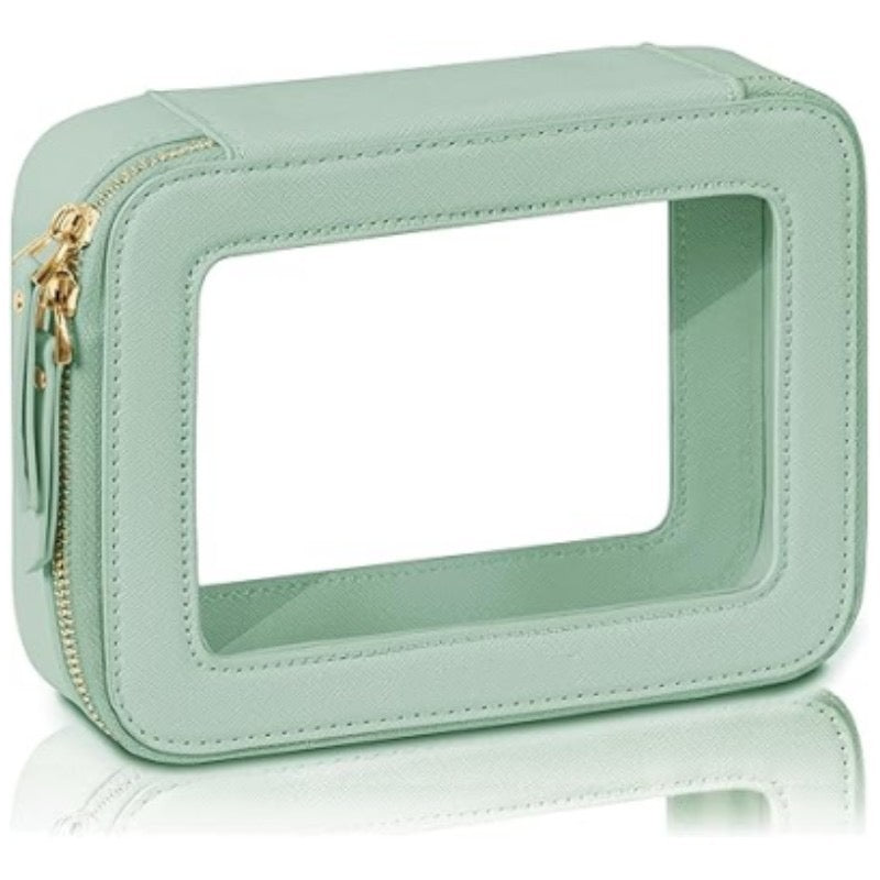Clear Makeup Bag Cosmetic Organizer Case Waterproof Travel Toiletry Bag Skincare Pouch