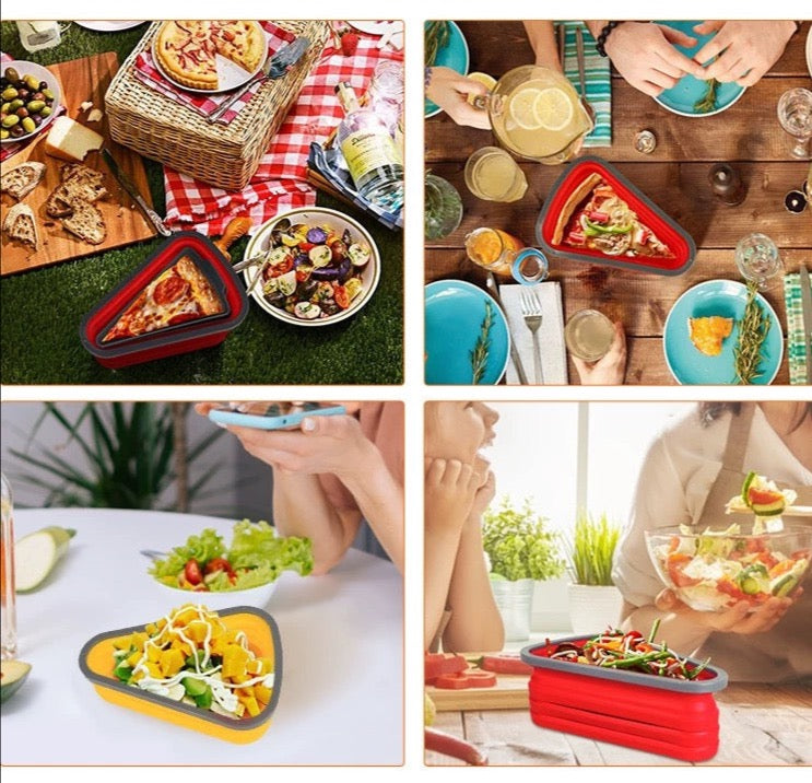 Collapsible Silicone Pizza Storage Box