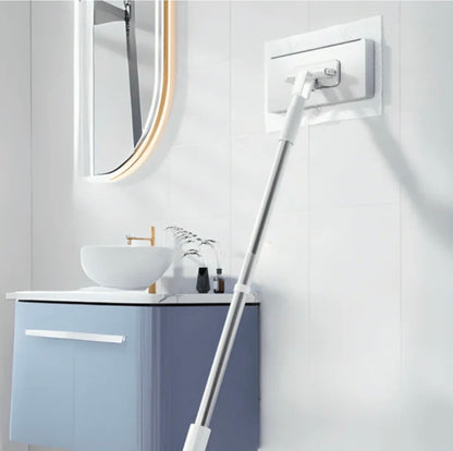 Self Clip Retractable and Multifunctional Cleaning Mop with Quick Cloth Replacement