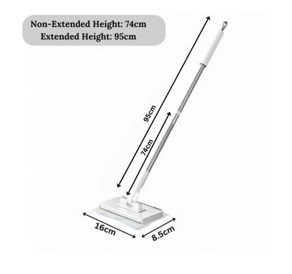 Self Clip Retractable and Multifunctional Cleaning Mop with Quick Cloth Replacement