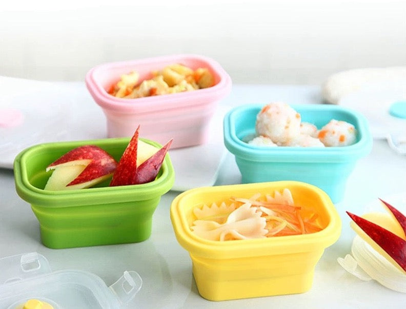 Collapsible  Mini Food Boxes (Set of 4)