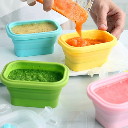 Collapsible  Mini Food Boxes (Set of 4)