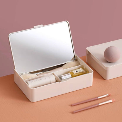 Portable Vanity case with Detachable Mirror