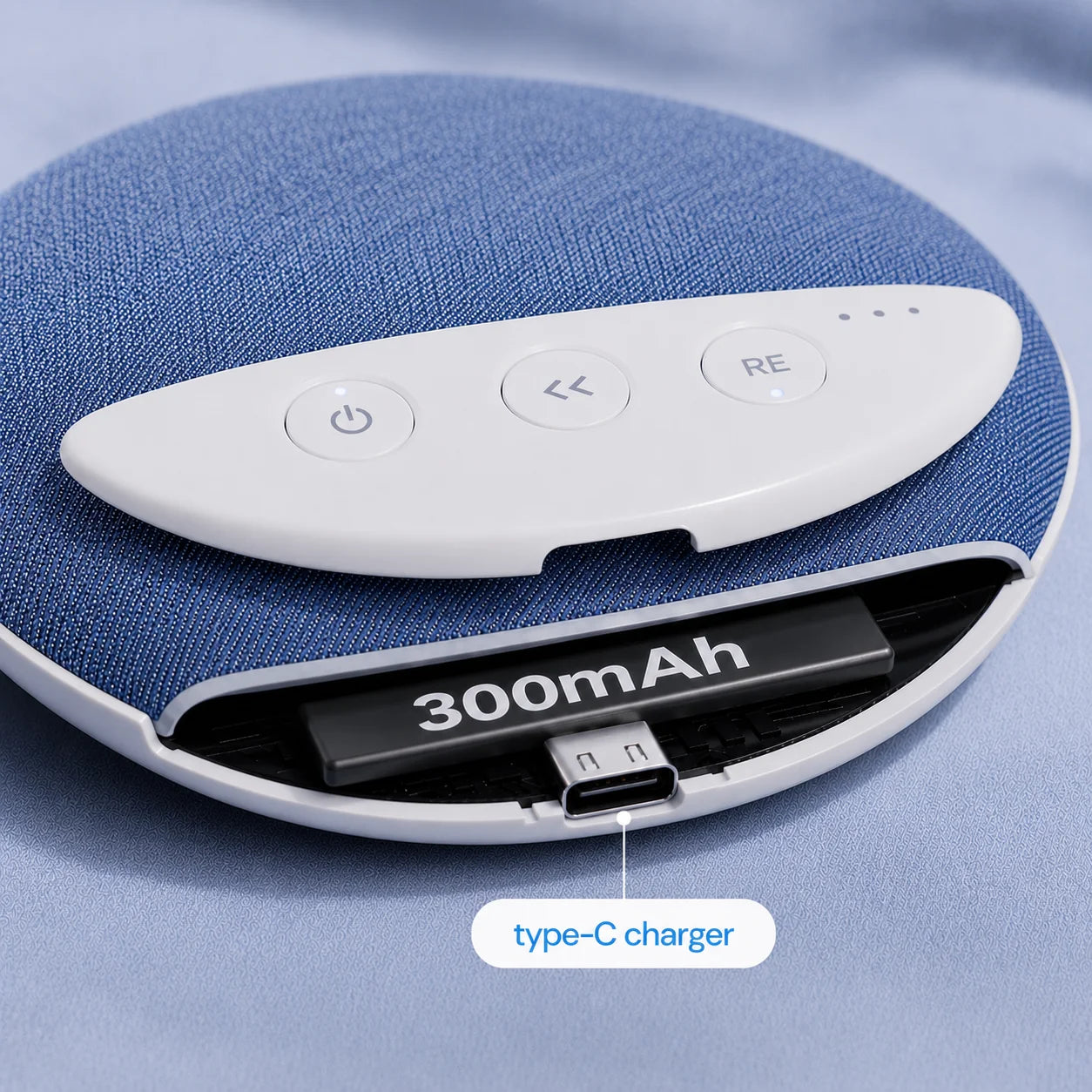 Under Pillow Speaker Ultra-Thin Wireless Bluetooth Pillow Speaker with timer, Acoustic fabric mesh, Light as feather,