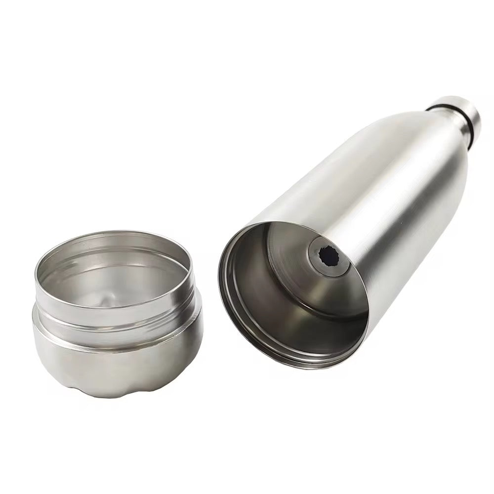 Stainless Steel Insulated Water Bottle with Secret Storage Compartment (750ml)