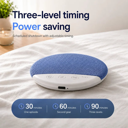 Under Pillow Speaker Ultra-Thin Wireless Bluetooth Pillow Speaker with timer, Acoustic fabric mesh, Light as feather,