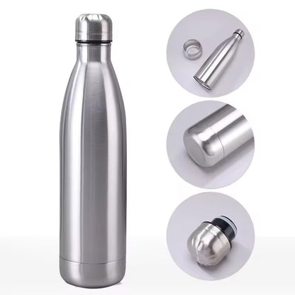 Stainless Steel Insulated Water Bottle with Secret Storage Compartment (750ml)