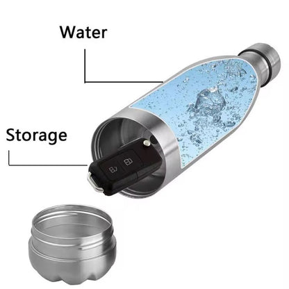 Stainless Steel Insulated Water Bottle with Secret Storage Compartment (750ml)