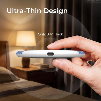 Under Pillow Speaker Ultra-Thin Wireless Bluetooth Pillow Speaker with timer, Acoustic fabric mesh, Light as feather,