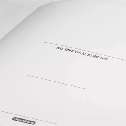 Montilord Cornell Notes Lined Notebook B5 Paperback Bullet Journal