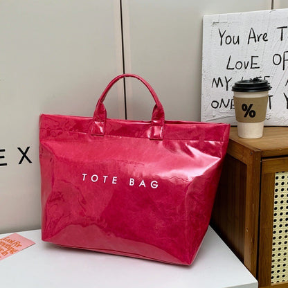 Women's Tyvek + PVC Fashion Tote Bags