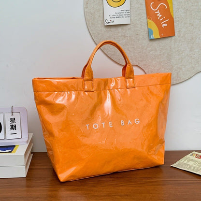 Women's Tyvek + PVC Fashion Tote Bags