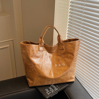 Women's Tyvek + PVC Fashion Tote Bags
