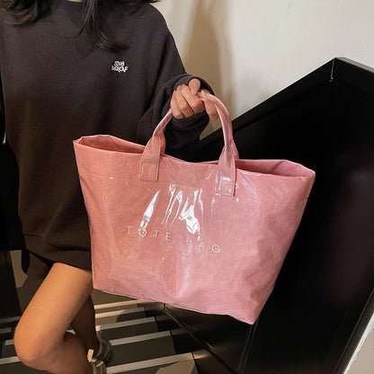 Women's Tyvek + PVC Fashion Tote Bags