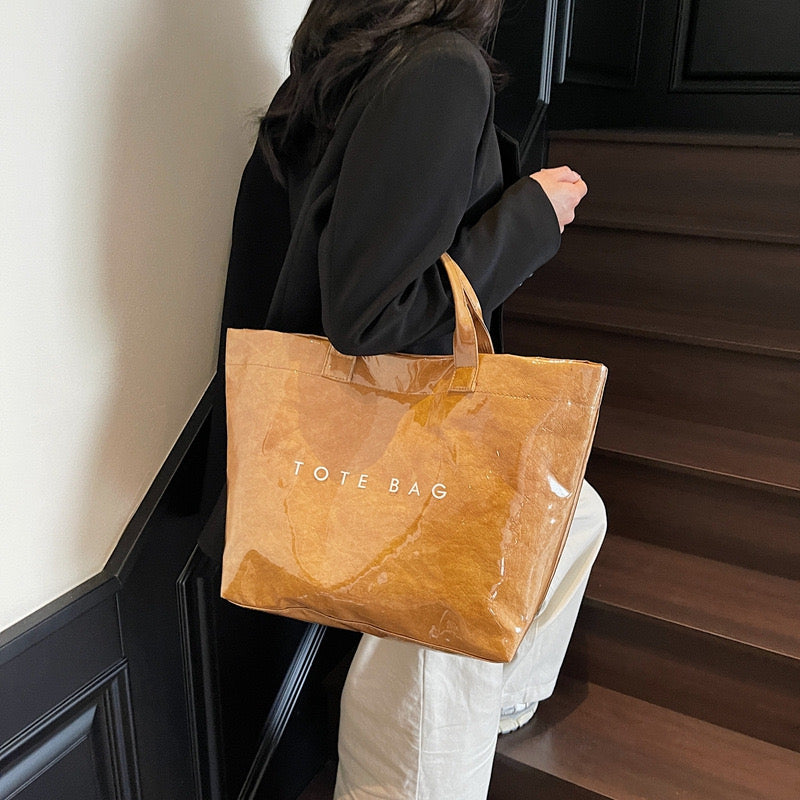 Women's Tyvek + PVC Fashion Tote Bags