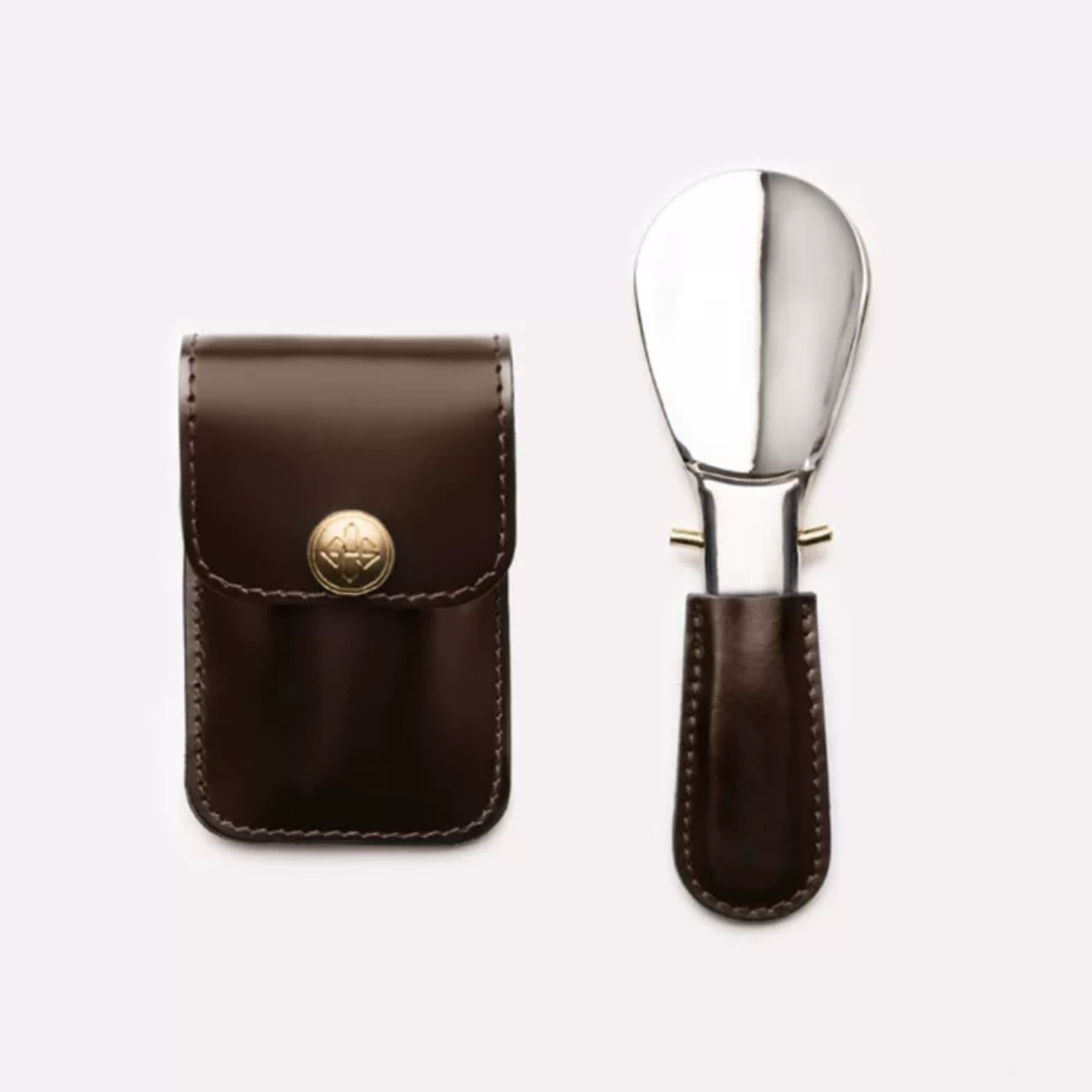 London Folding Shoe Horn with carry case