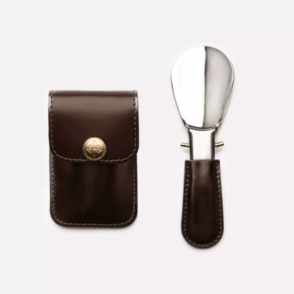 London Folding Shoe Horn with carry case