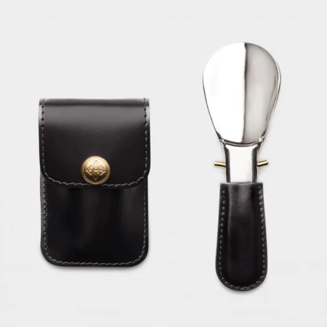 London Folding Shoe Horn with carry case