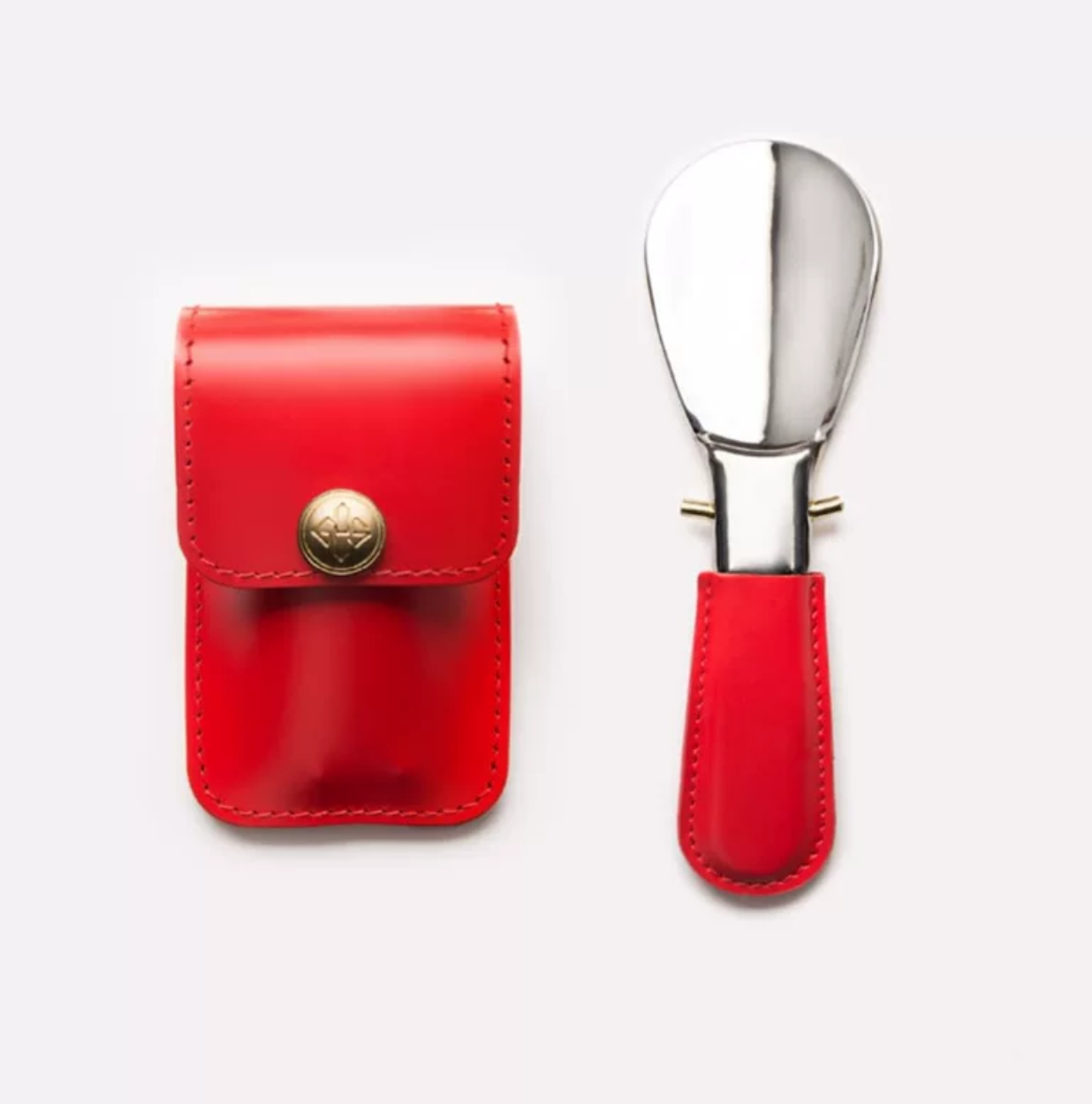 London Folding Shoe Horn with carry case