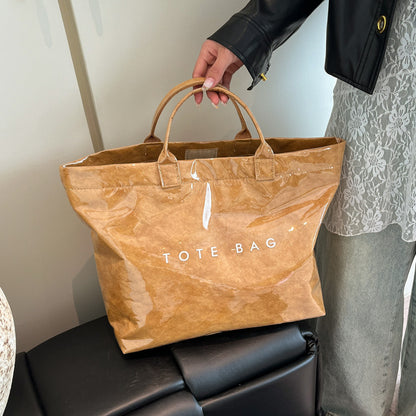 Women's Tyvek + PVC Fashion Tote Bags