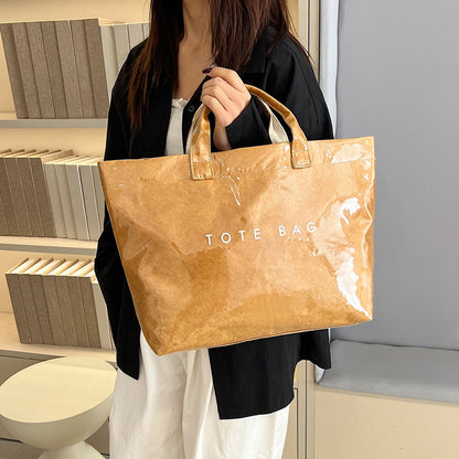 Women's Tyvek + PVC Fashion Tote Bags