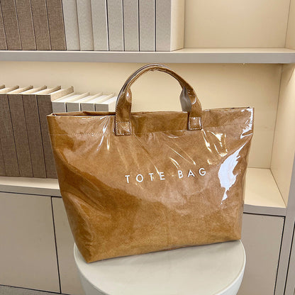 Women's Tyvek + PVC Fashion Tote Bags