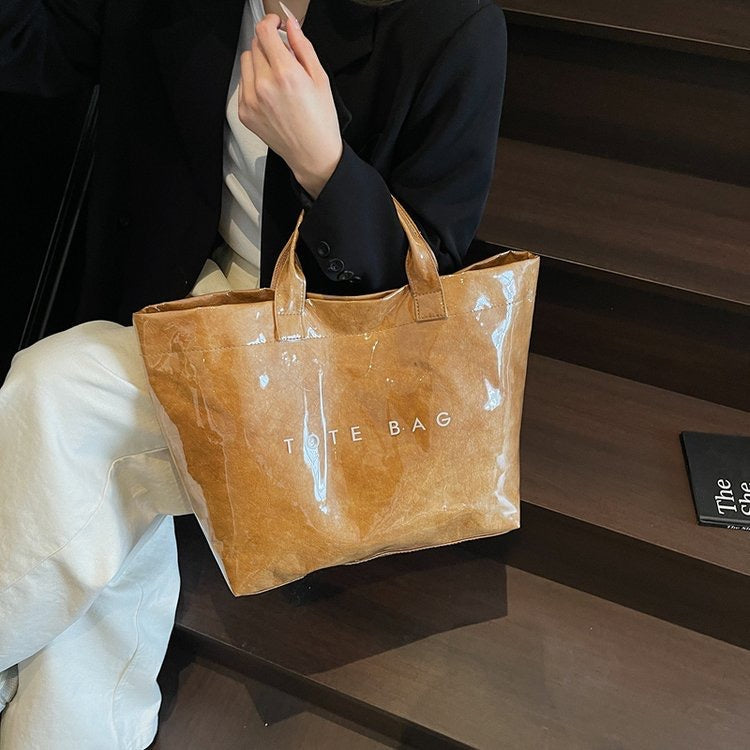 Women's Tyvek + PVC Fashion Tote Bags
