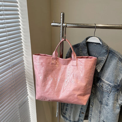 Women's Tyvek + PVC Fashion Tote Bags