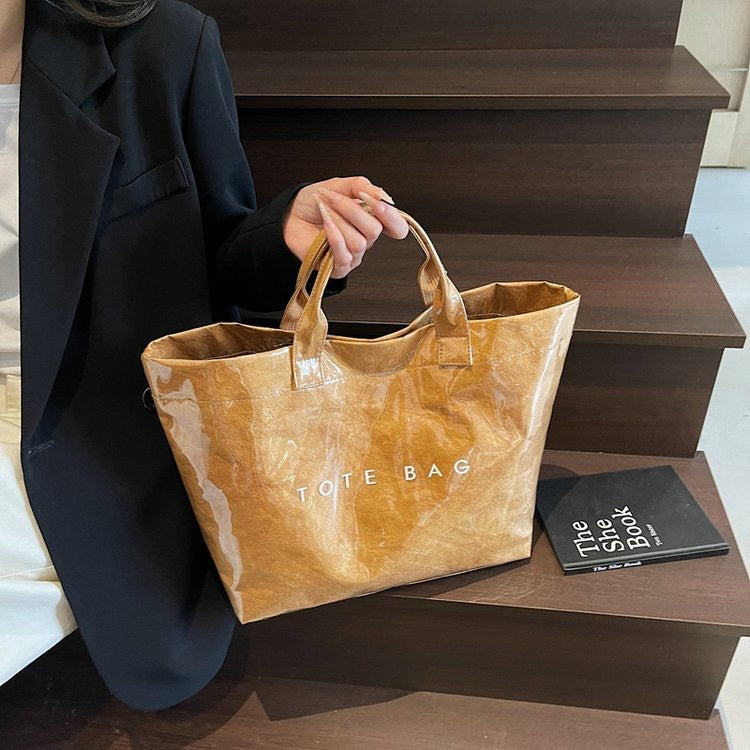 Women's Tyvek + PVC Fashion Tote Bags