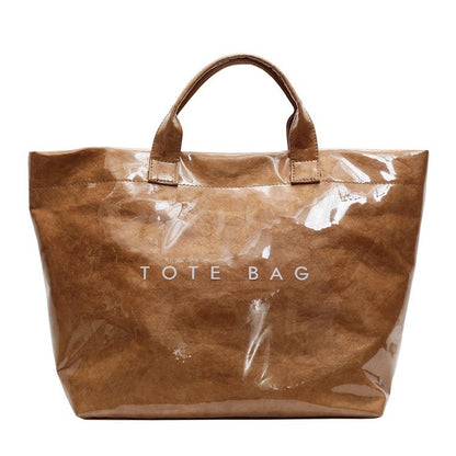 Women's Tyvek + PVC Fashion Tote Bags