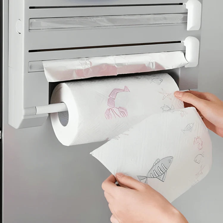 Multifunctional Paper Towel & Wrap Dispenser