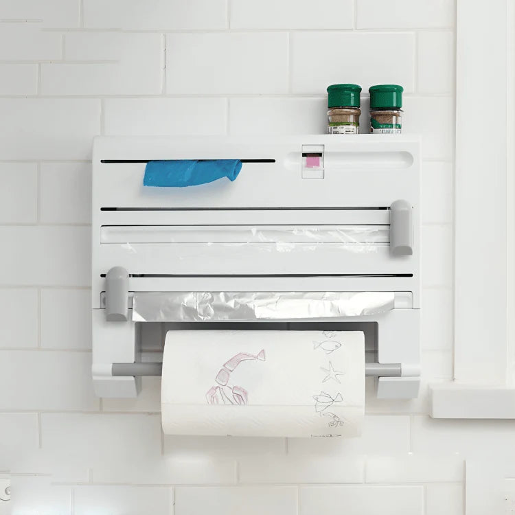 Multifunctional Paper Towel & Wrap Dispenser