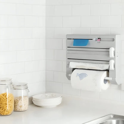Multifunctional Paper Towel & Wrap Dispenser