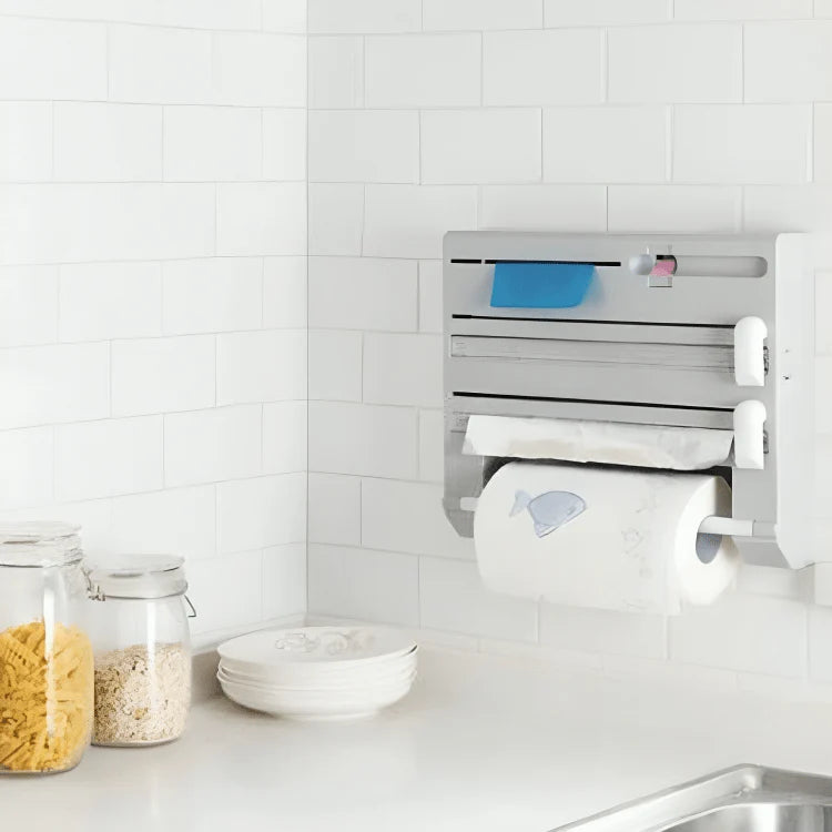 Multifunctional Paper Towel & Wrap Dispenser