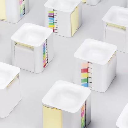 DeskMate™ 5-in-1 Sticky Note Dispenser – Your All-in-One Desk Essential