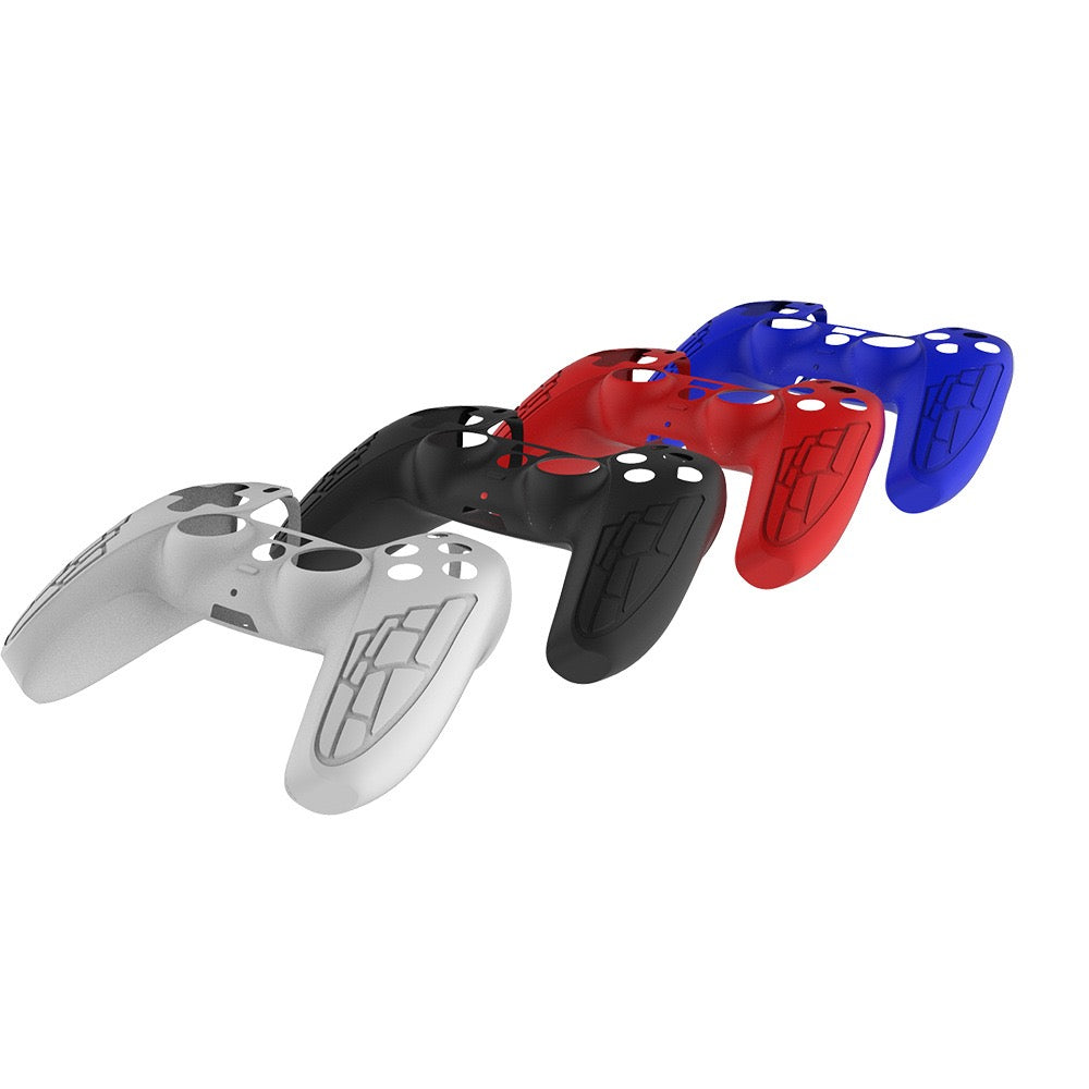 PS5 Silicone Cover Case for PS5 Controller, Anti Slip Protective Sleeve Skin Compatible for Play/Station 5 Controller (Black) Accessories