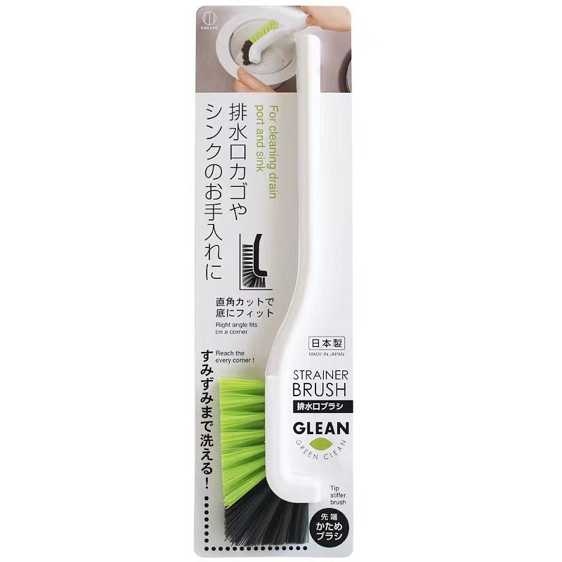 Kokubo Glean Strainer Brush L-shaped cleaning brush designed for kitchen sinks and drain