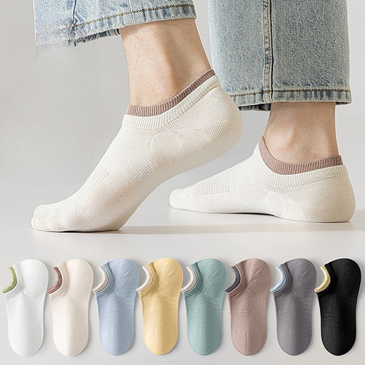 Ashley Casual Unisex Ankle Socks (Set of 2 pairs) Size : 7-11
