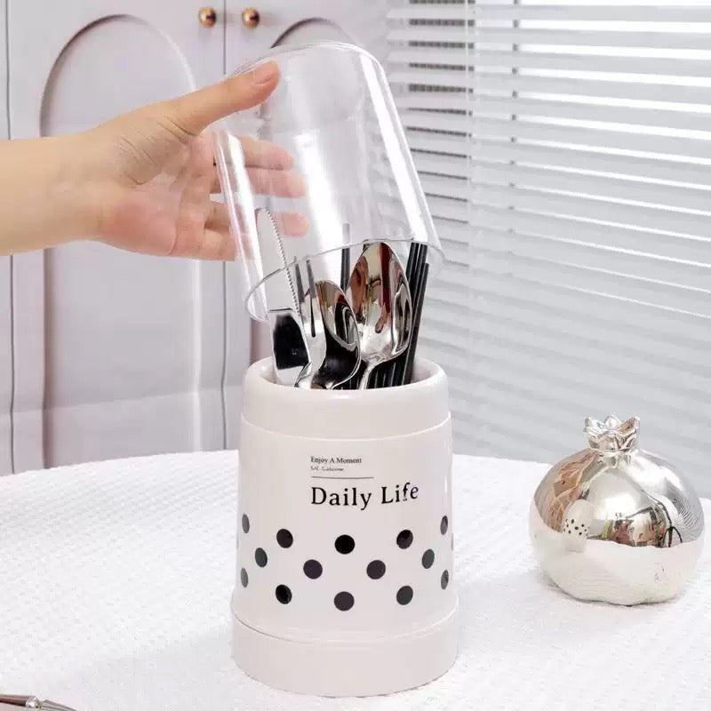 Dust free Modern Kitchen Cutlery Holder