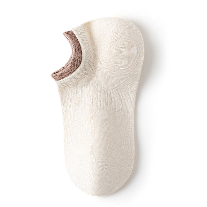 Ashley Casual Unisex Ankle Socks (Set of 2 pairs) Size : 7-11
