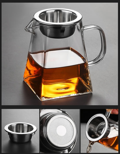 Lead-free Glass Teapot