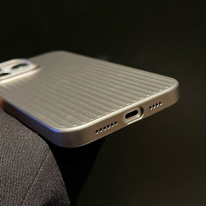 VertiCase Titanium Matte Luxe Ribbed High Protective iPhone Cover