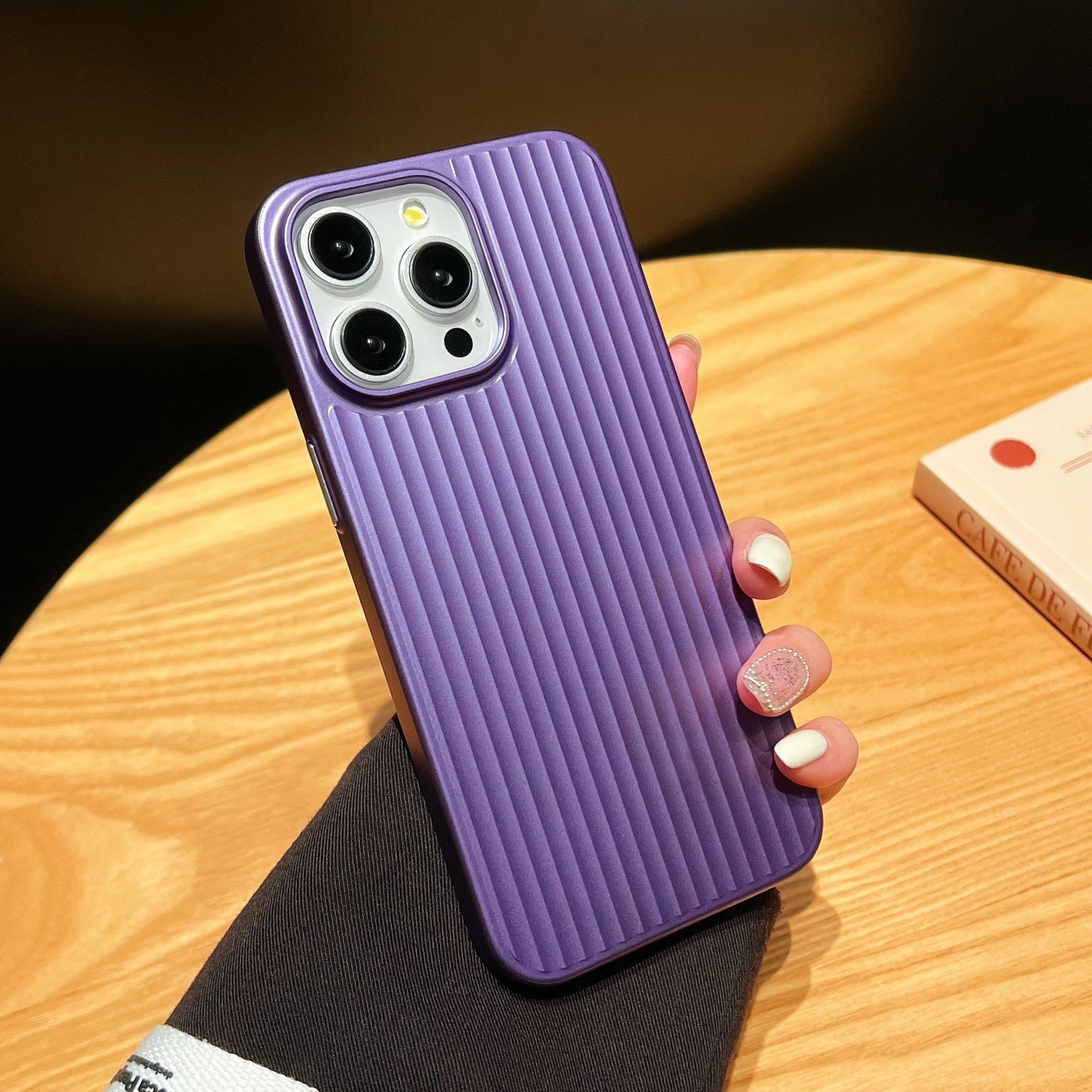 VertiCase Titanium Matte Luxe Ribbed High Protective iPhone Cover