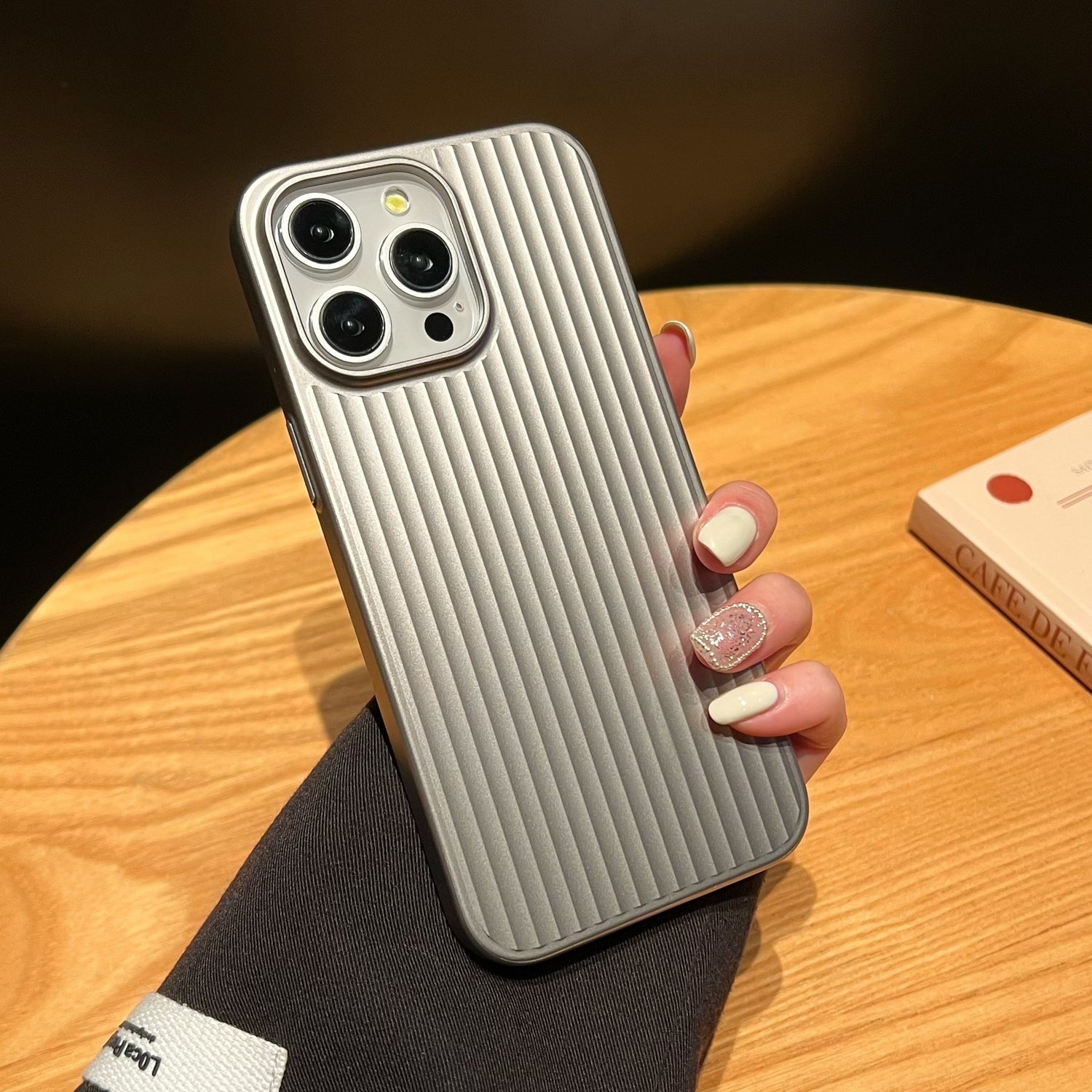 VertiCase Titanium Matte Luxe Ribbed High Protective iPhone Cover