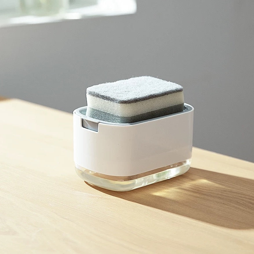 2-in-1 Soap Dispenser x Sponge Holder